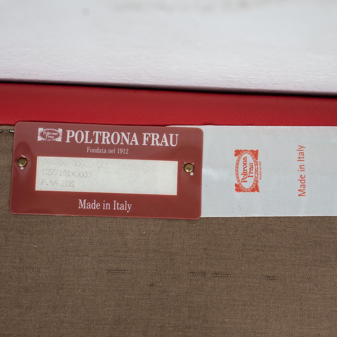 2006 Eospiti Armchair by Luciano Pagani and Angelo Perversi for Poltrona Frau in Red Leather