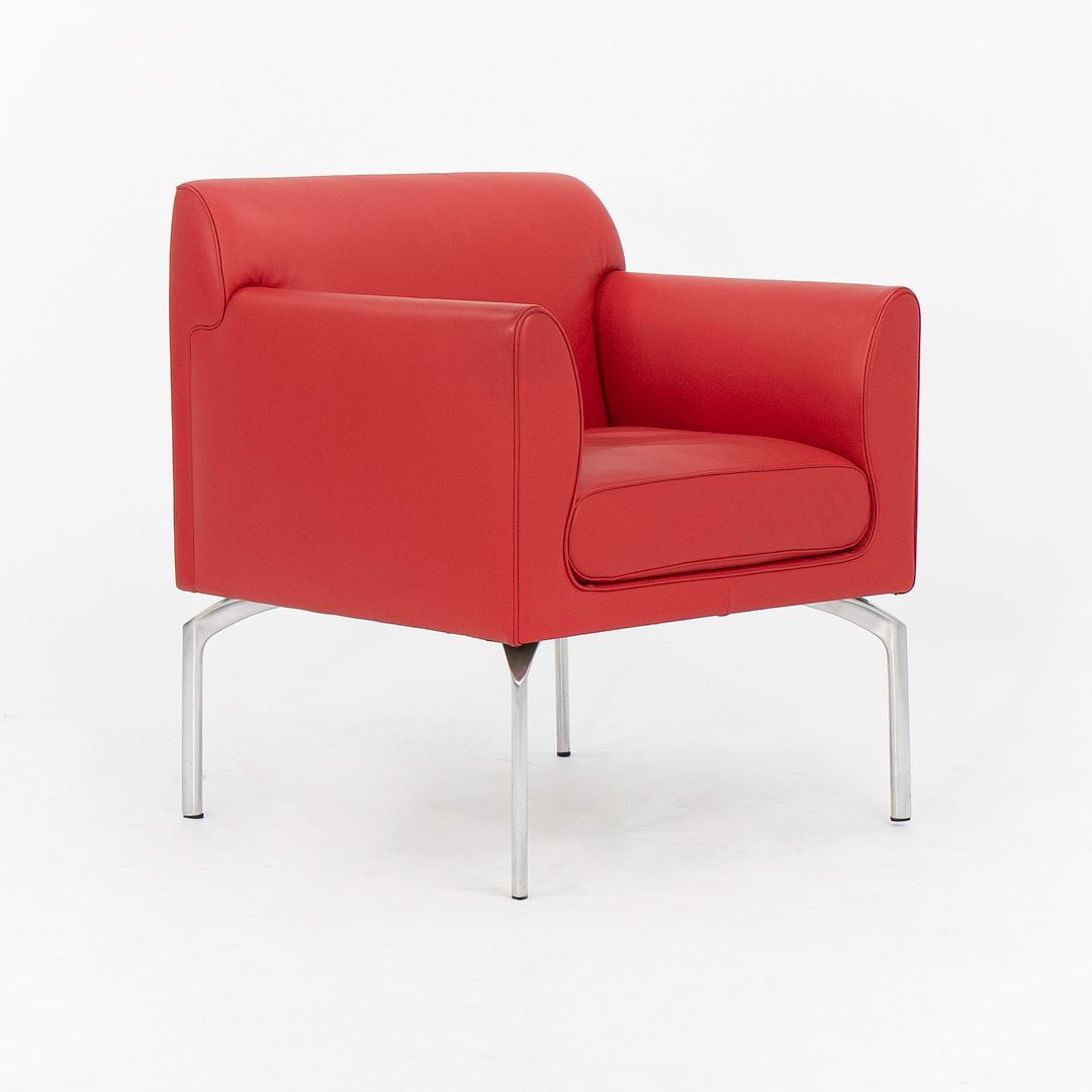 2006 Eospiti Armchair by Luciano Pagani and Angelo Perversi for Poltrona Frau in Red Leather