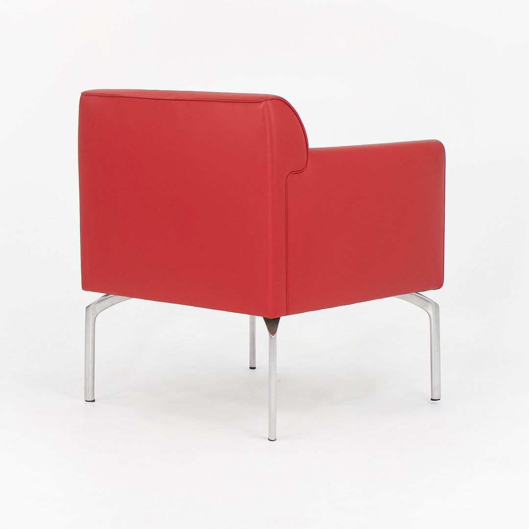2006 Eospiti Armchair by Luciano Pagani and Angelo Perversi for Poltrona Frau in Red Leather
