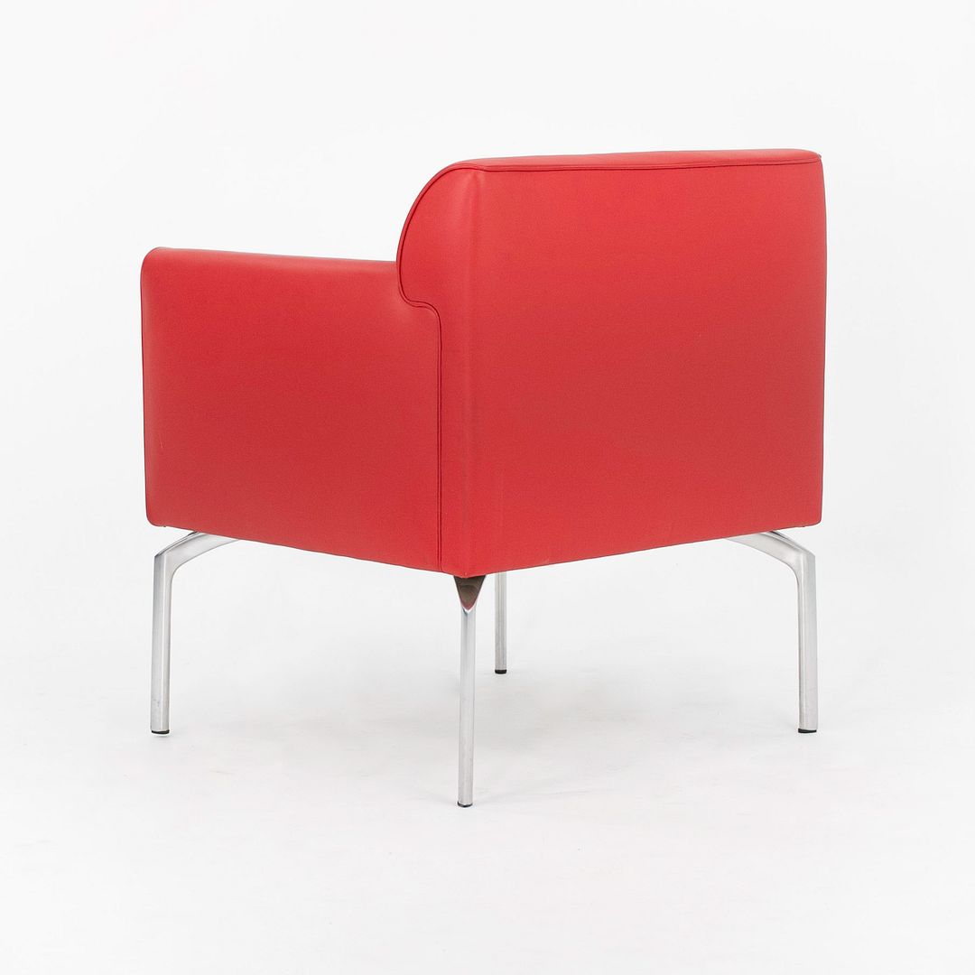 2006 Eospiti Armchair by Luciano Pagani and Angelo Perversi for Poltrona Frau in Red Leather