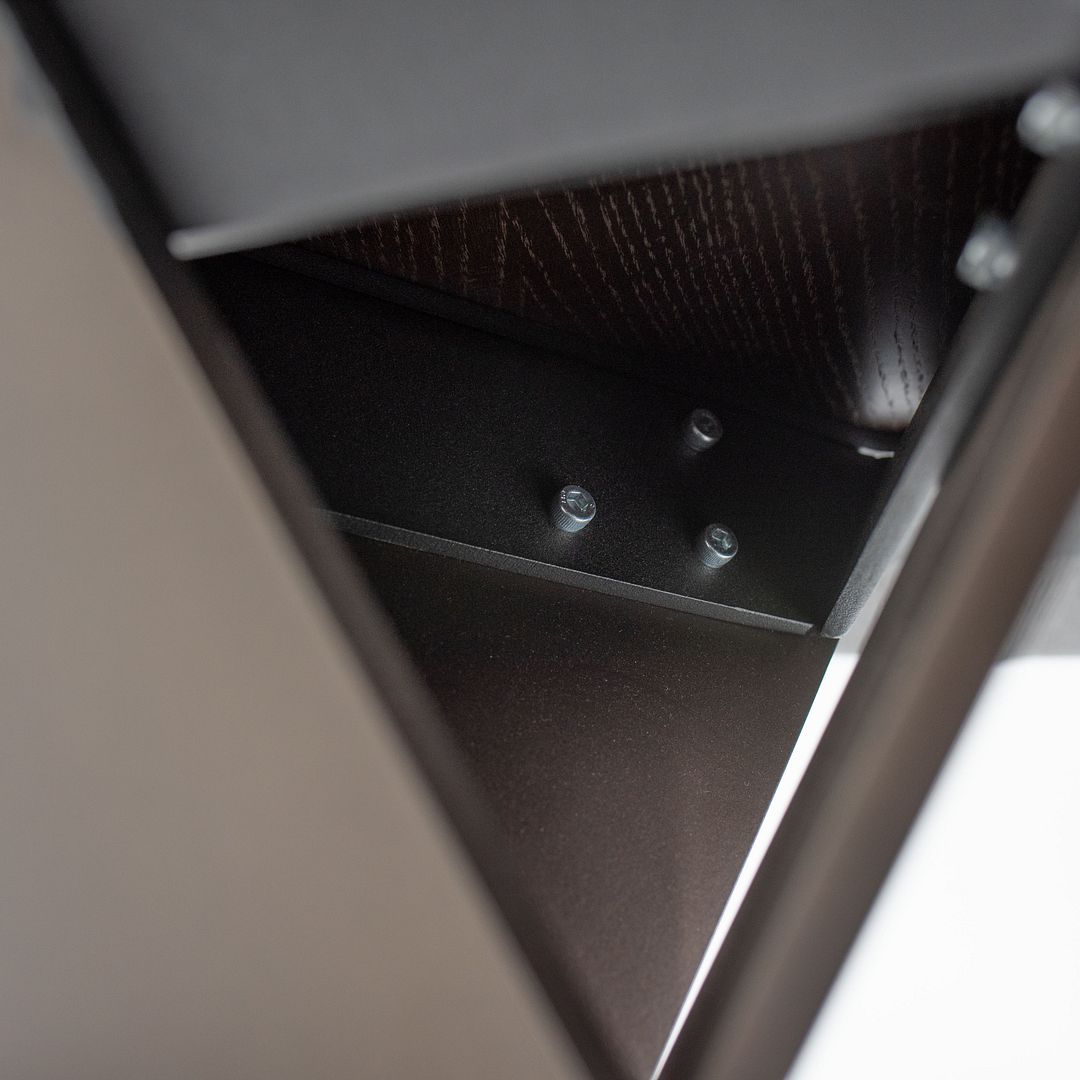 2010s Ekko Dining Table by Wolfgang C. R. Mezger for Davis with Wood Top and Powder Coated Base