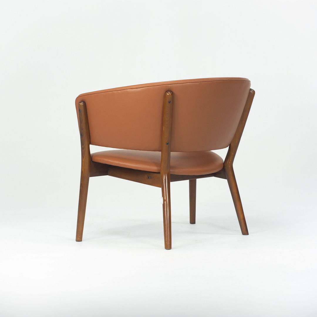 SOLD 1950s ND83 Lounge Chair by Nanna and Jørgen Ditzel for Knud Willadsen in Oak with Cognac Leather