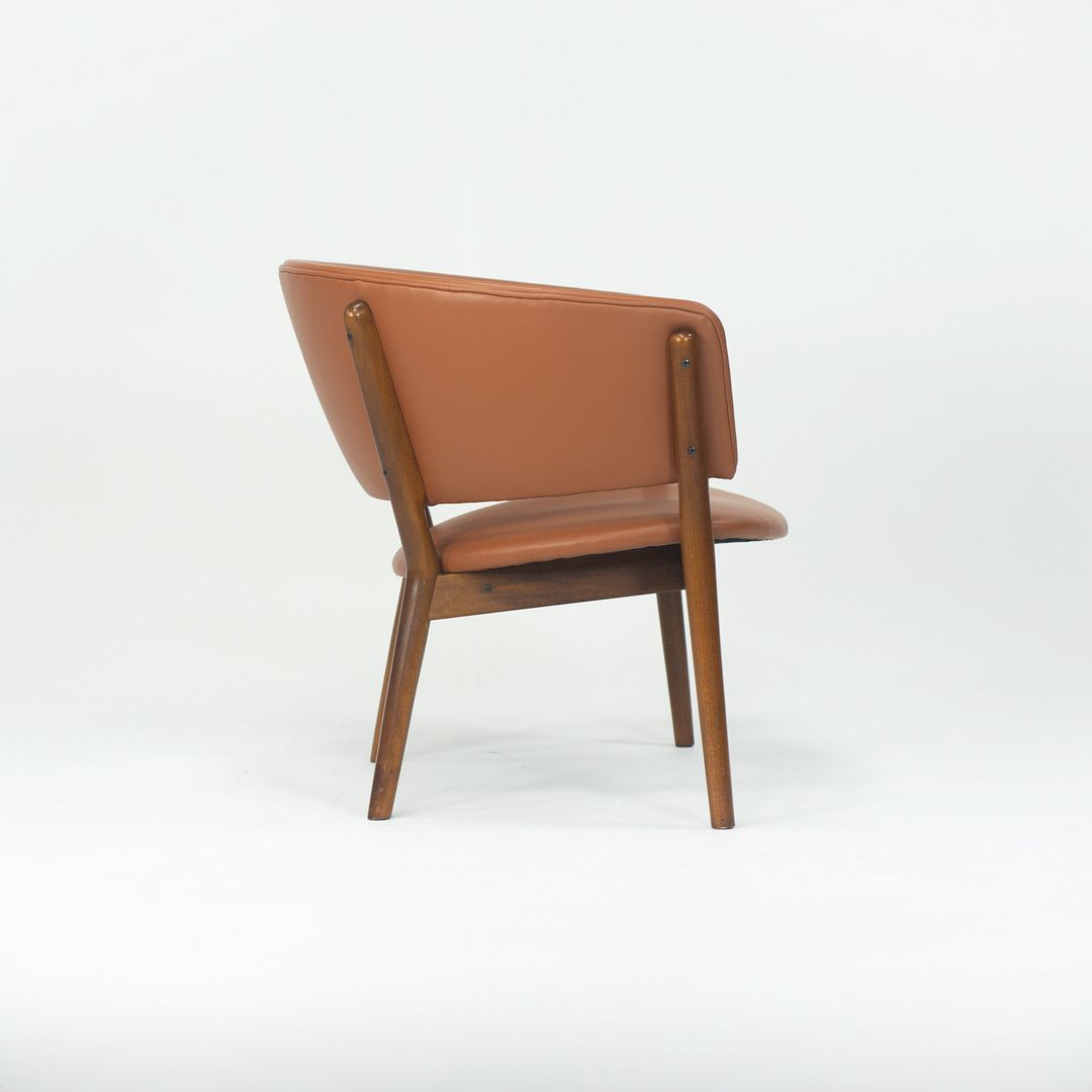 SOLD 1950s ND83 Lounge Chair by Nanna and Jørgen Ditzel for Knud Willadsen in Oak with Cognac Leather