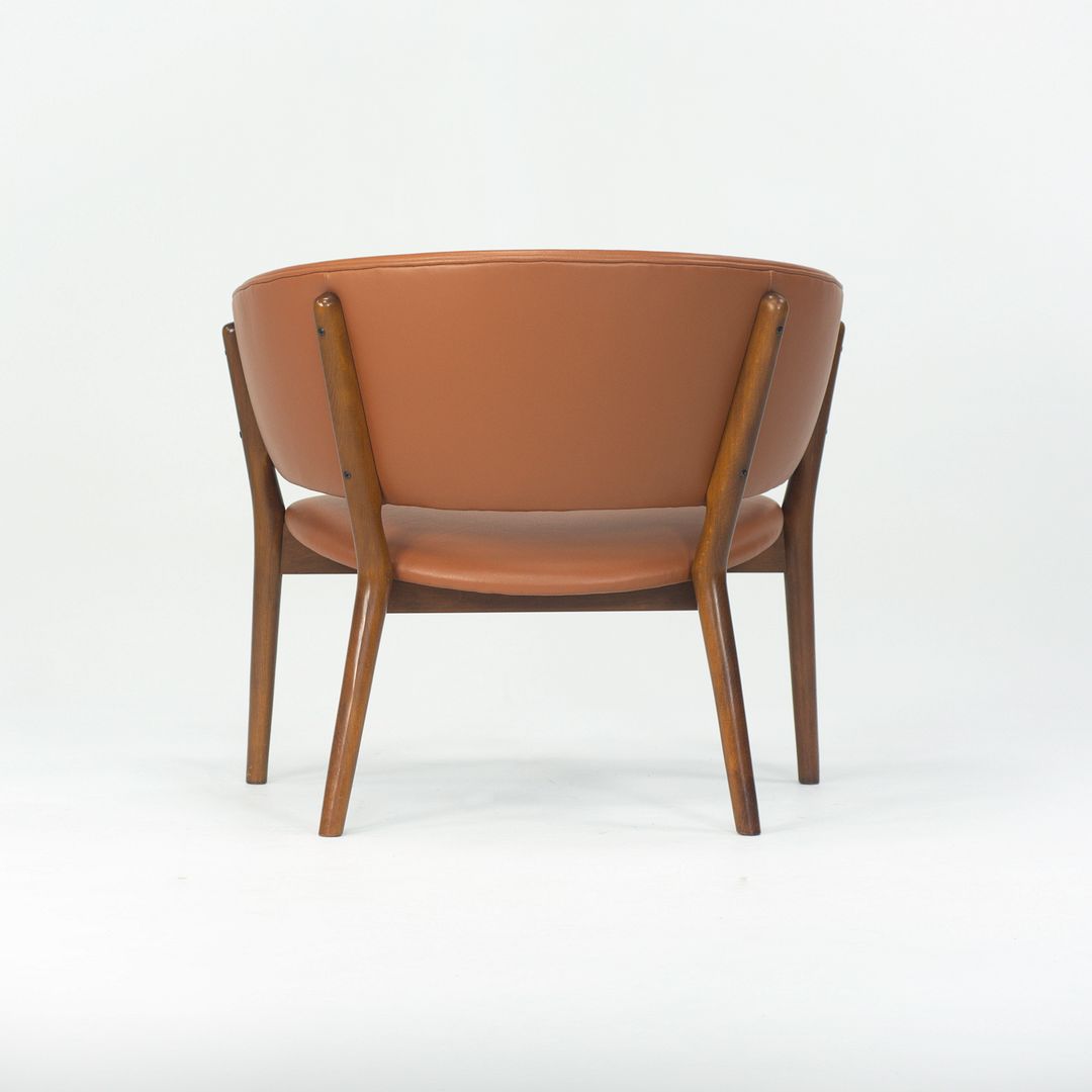 SOLD 1950s ND83 Lounge Chair by Nanna and Jørgen Ditzel for Knud Willadsen in Oak with Cognac Leather