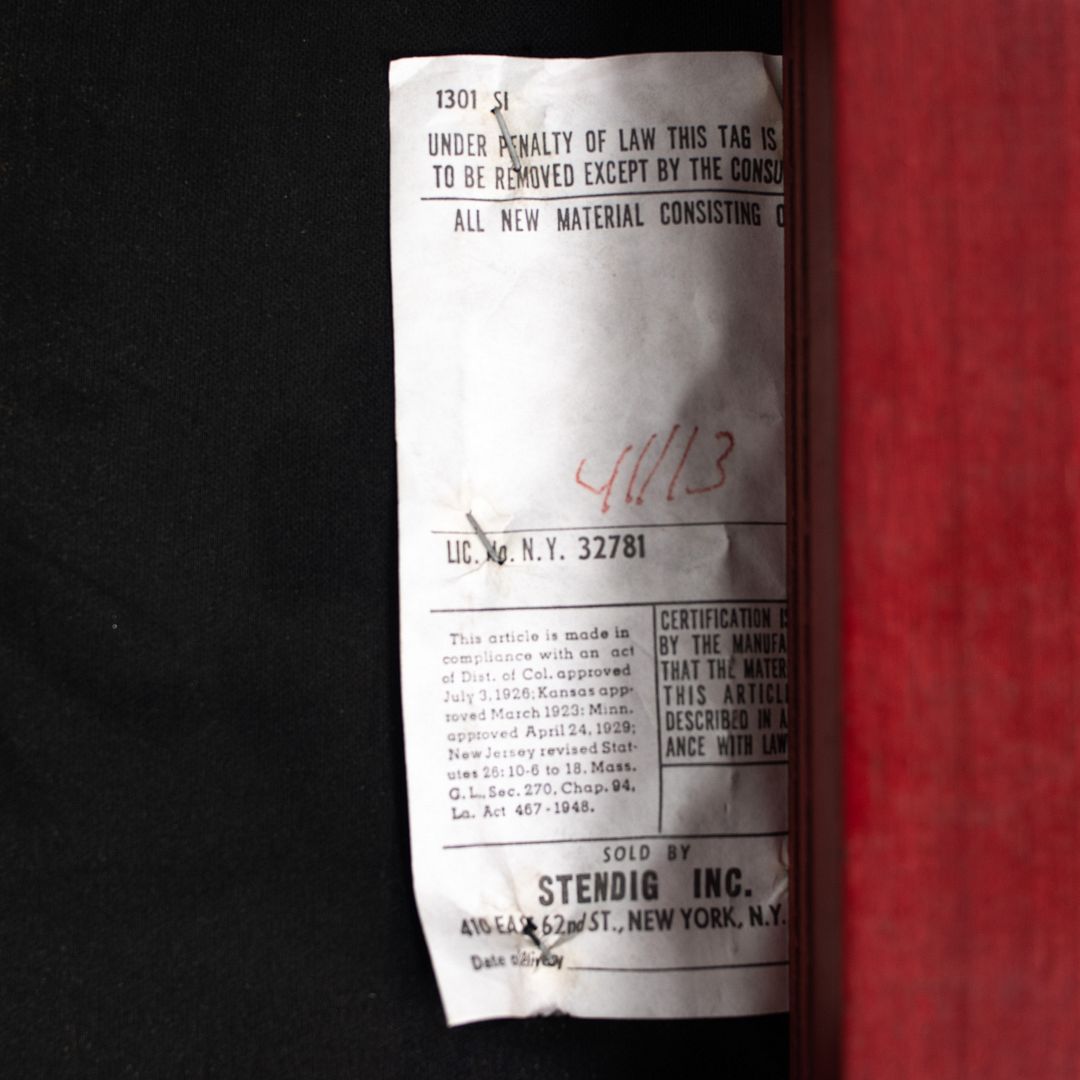 1980s Set of Six Andover Chairs by Davis Allen for Stendig with Red Lacquer - Sets Available