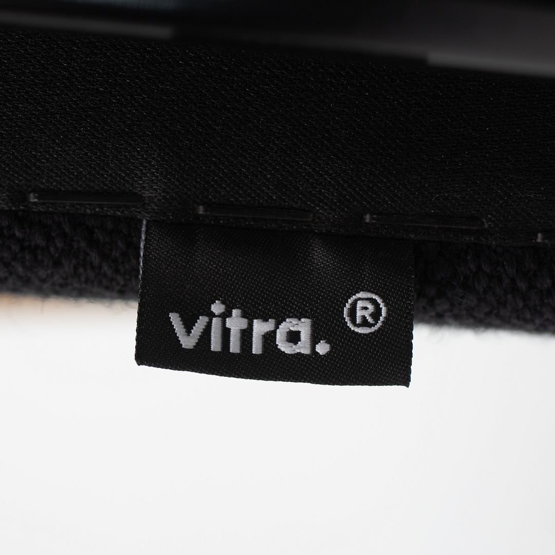 2018 Fauteuil Direction Chair by Jean Prouvé for Vitra in Blue and Black Fabric 12x Available