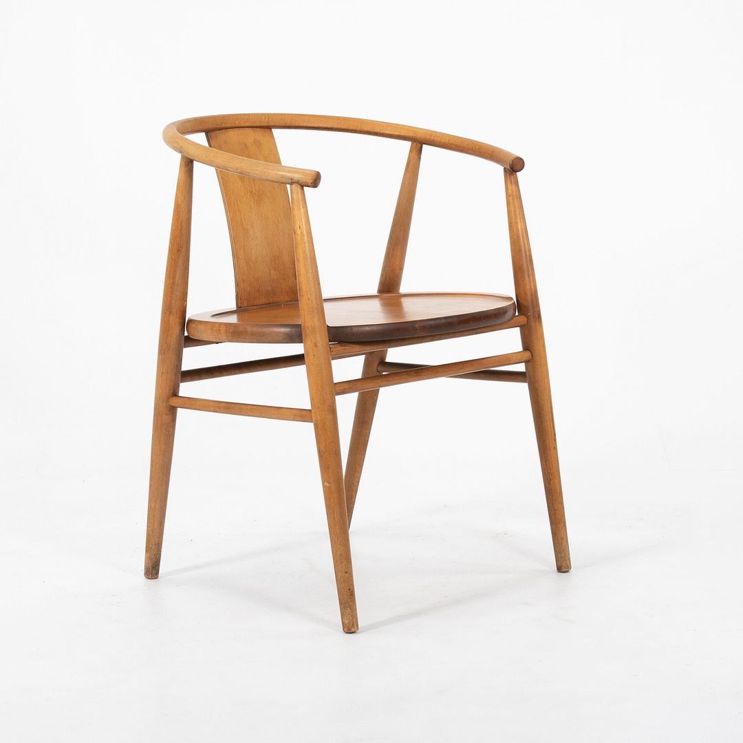 1950s Pair of Lena Armchairs by Sven-Erik Fryklund for Hagafors Stolfabrik in Birch