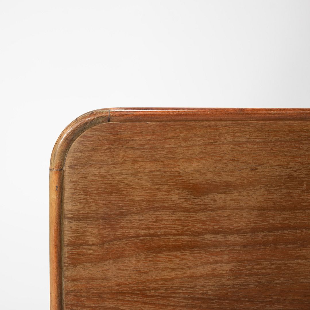 1954 No. 4695 Twin Headboard by George Nelson for Herman Miller in Walnut and Steel