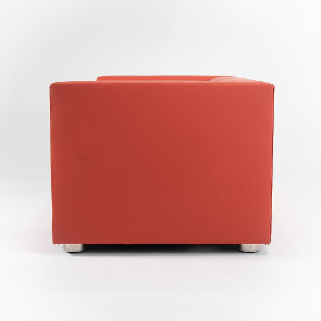 2013 SM1 Sofa by Shelton Mindel for Knoll in Orange Leather