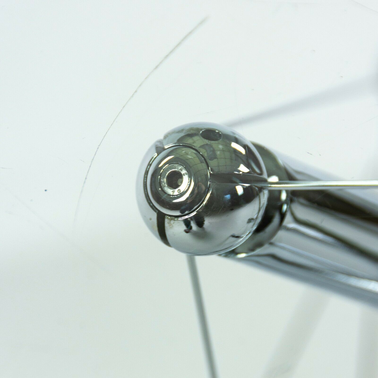 1980s Theodore Waddell for Cassina 714 Tensegrity Chromed Steel Dining Table