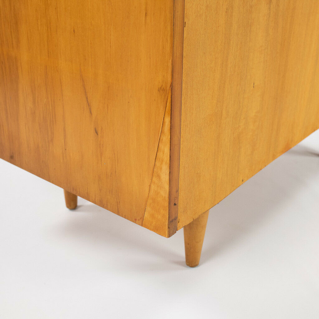 1948 Pair of Florence Knoll Associates No. 126 Louvered Dressers / Chests / Cabinets in Maple