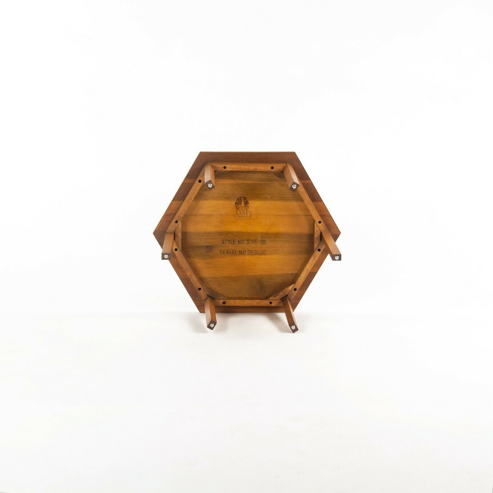 1961 Pair McCobb for Lane Rosewood Delineator Group Side Tables Model 995-86