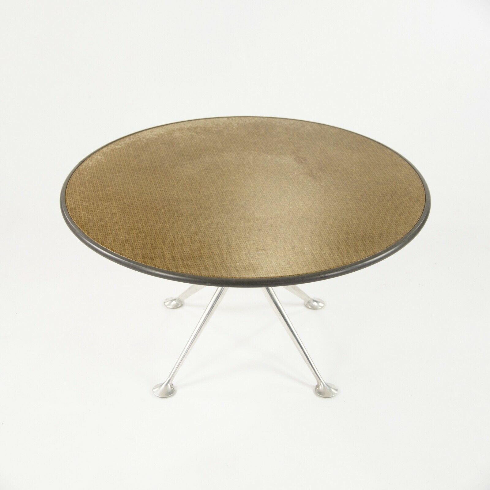 1967 Rare Alexander Girard / Ray Eames / Charles Eames Coffee Table with Gold Laminate Top