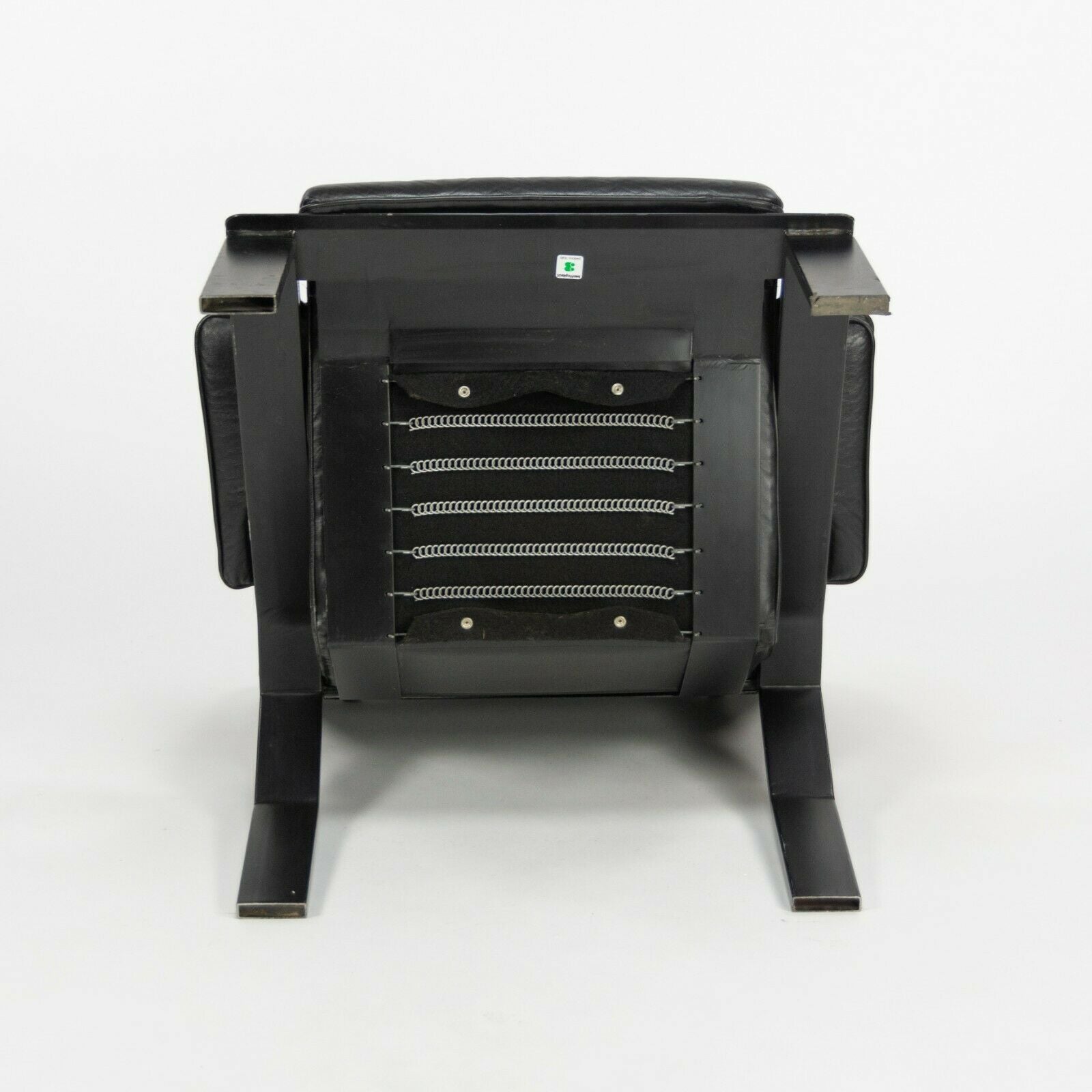 1964 Joe Colombo for Bieffeplast LEM Black Leather Lounge Chair 1x Available