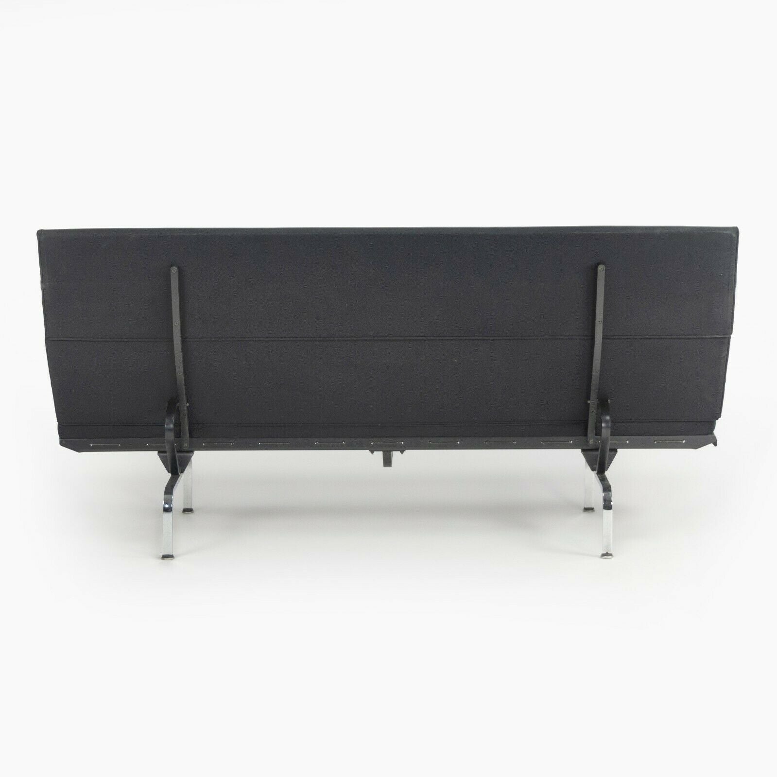 2006 Herman Miller by Ray and Charles Eames Sofa Compact Black Fabric Upholstery
