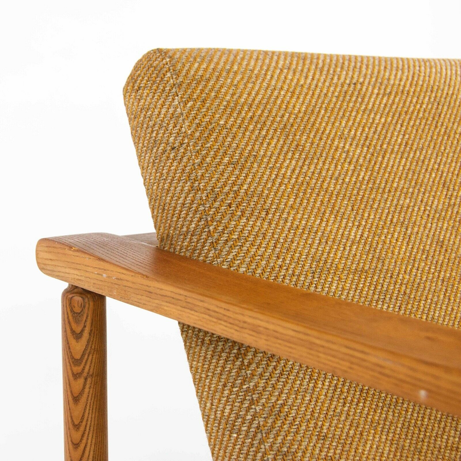 1975 Hans Krieks Settee Sofa by CI Designs Boston in Oak and Fabric American Modern