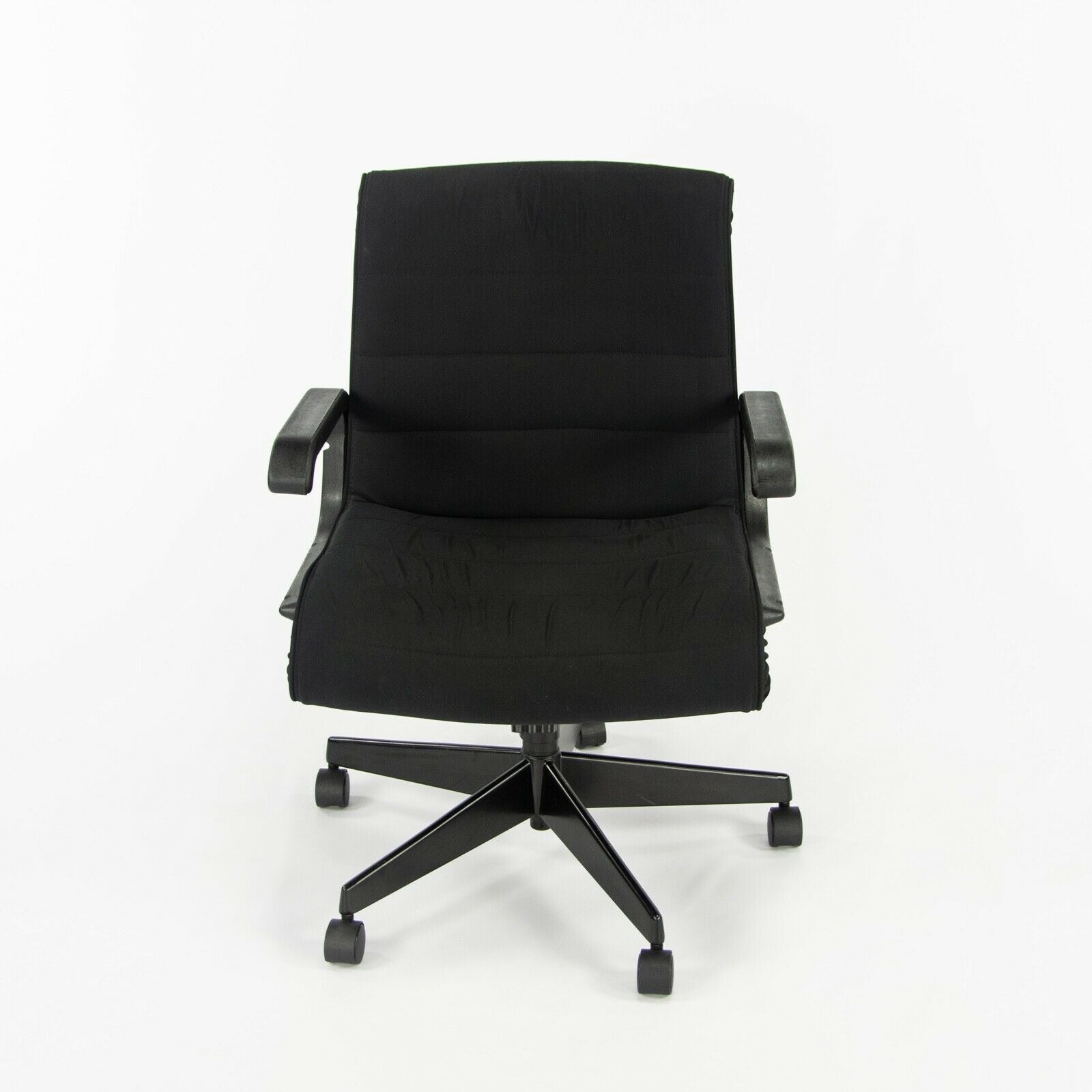 1990s Richard Sapper for Knoll Office / Desk Chair with Black Fabric and Frame