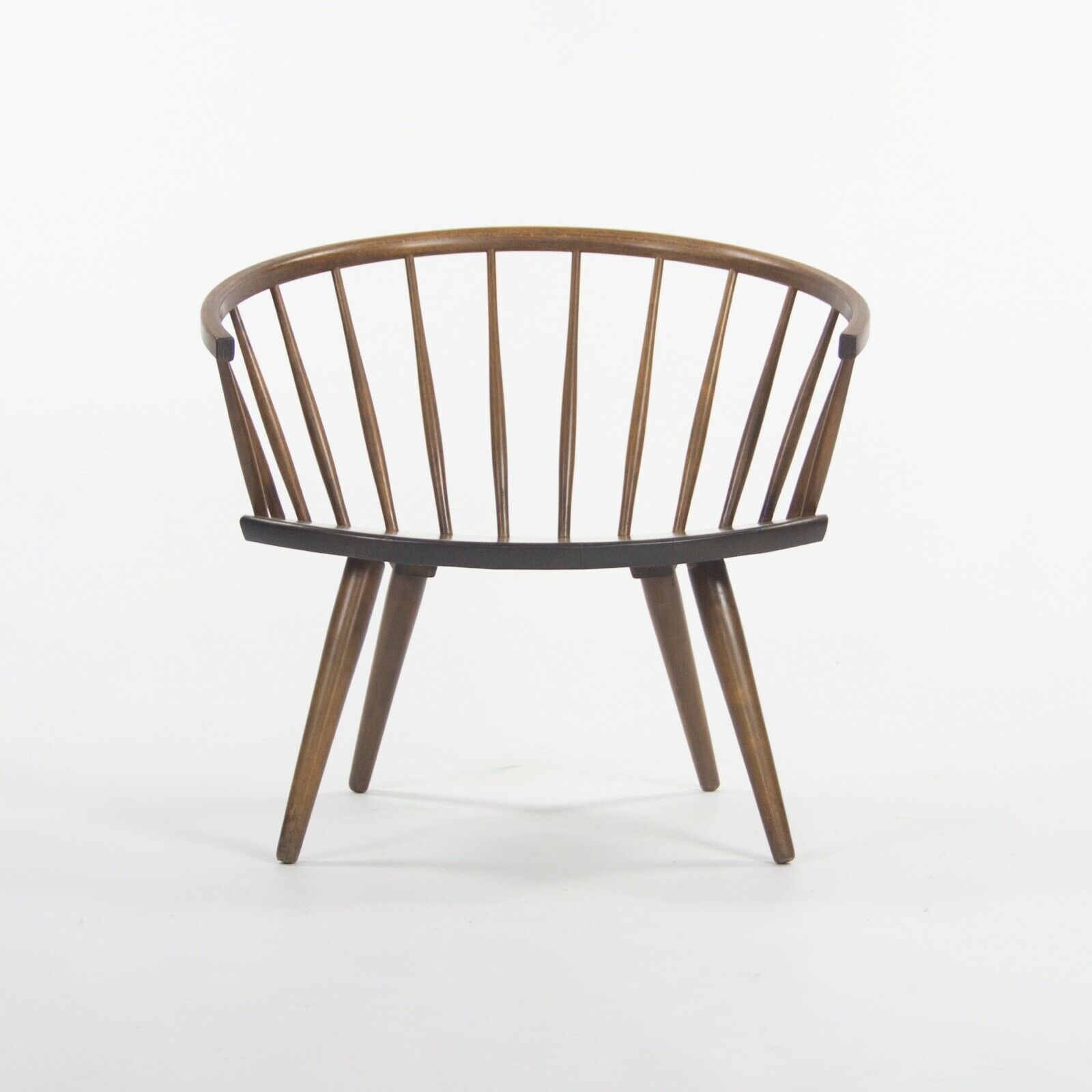 Round Chair By Yngve Ekstrom Arka Vintage Maple Armchair, Made In Sweden