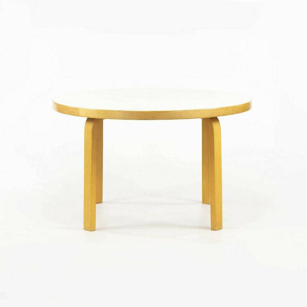 1960s Alvar Aalto for Artek White Laminate Childs or Side / Occasional Table
