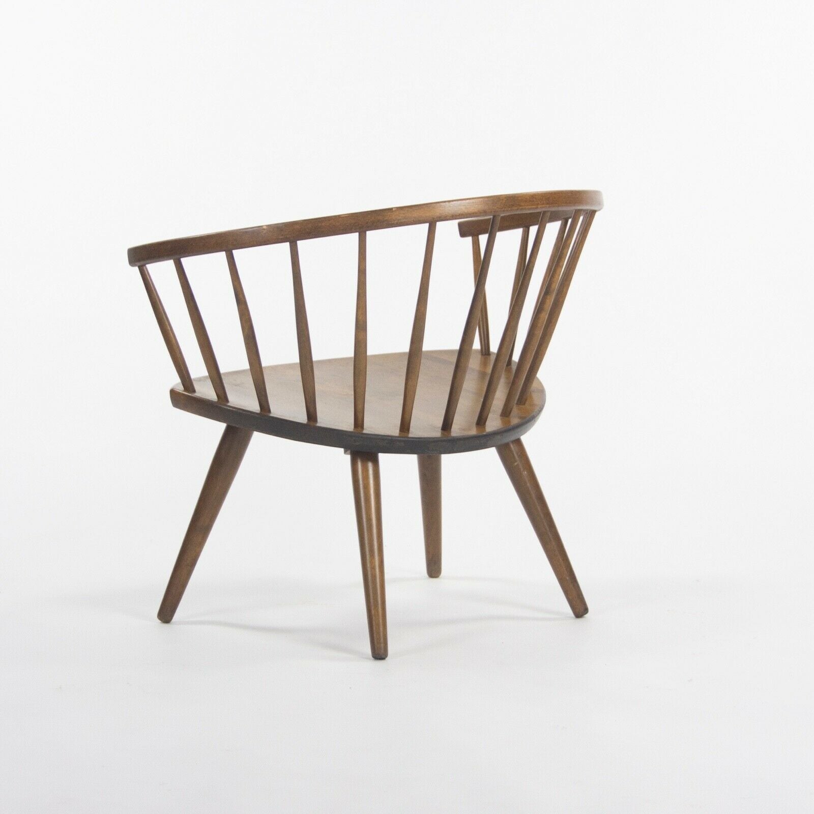 Round Chair By Yngve Ekstrom Arka Vintage Maple Armchair, Made In Sweden