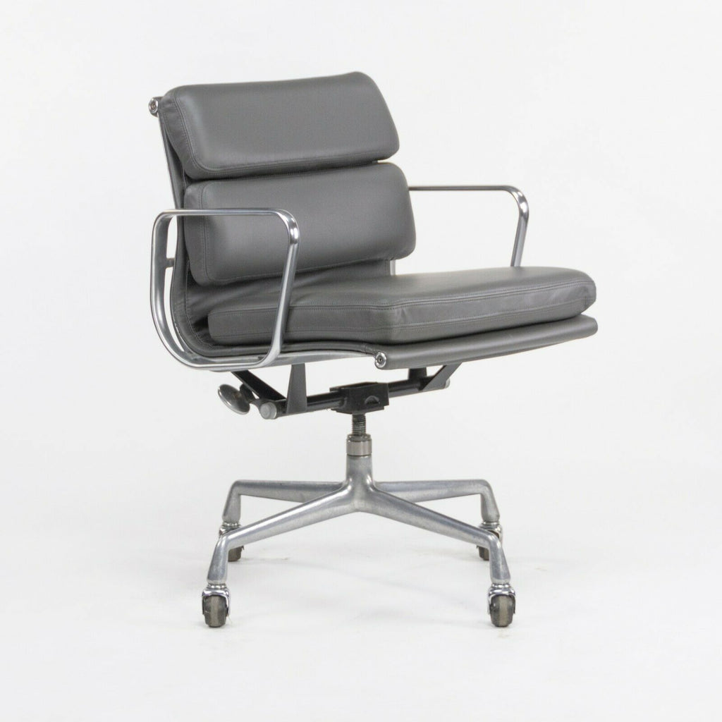 SOLD Herman Miller Eames Soft Pad Aluminum Group Management Desk Chair Gray Leather
