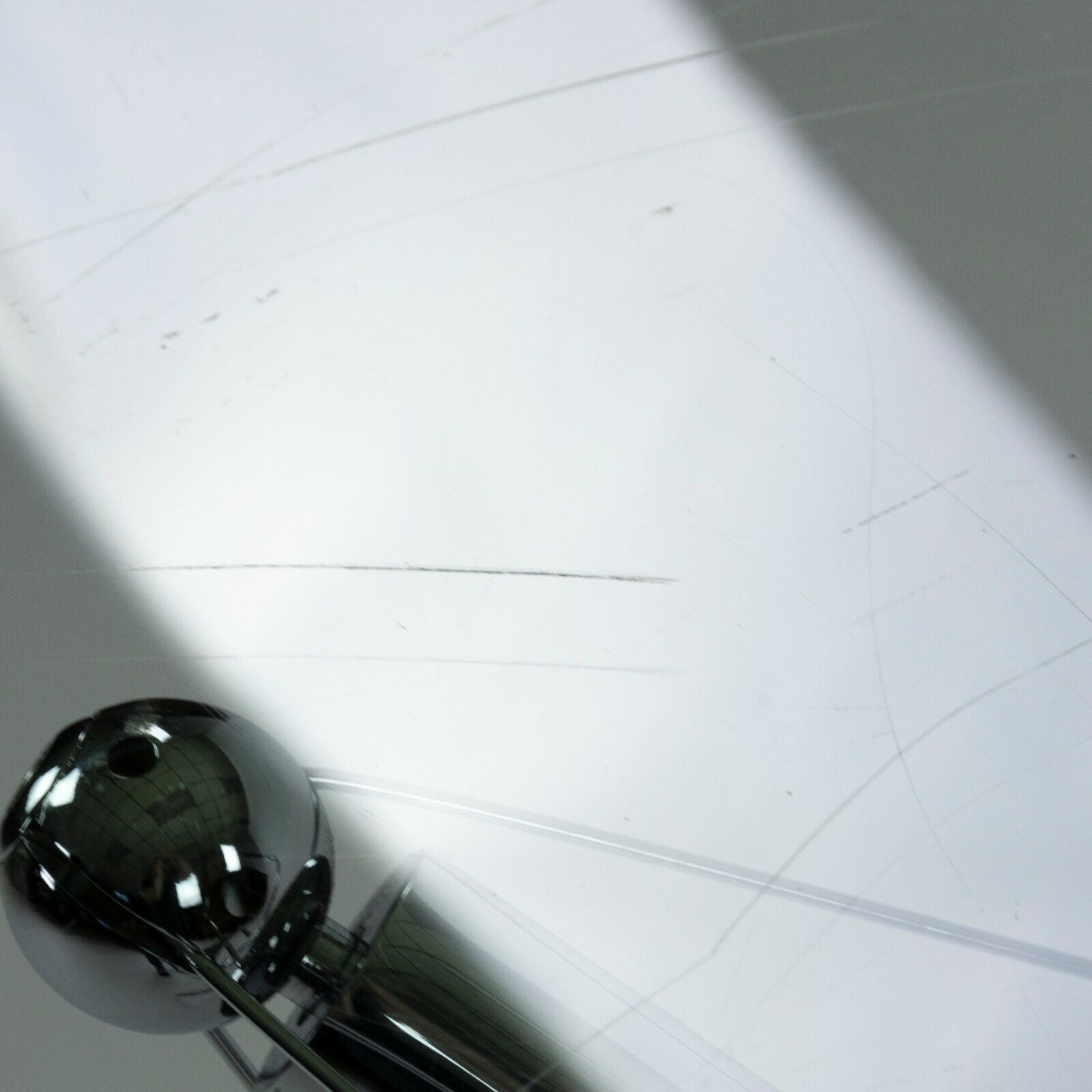 1980s Theodore Waddell for Cassina 714 Tensegrity Chromed Steel Dining Table