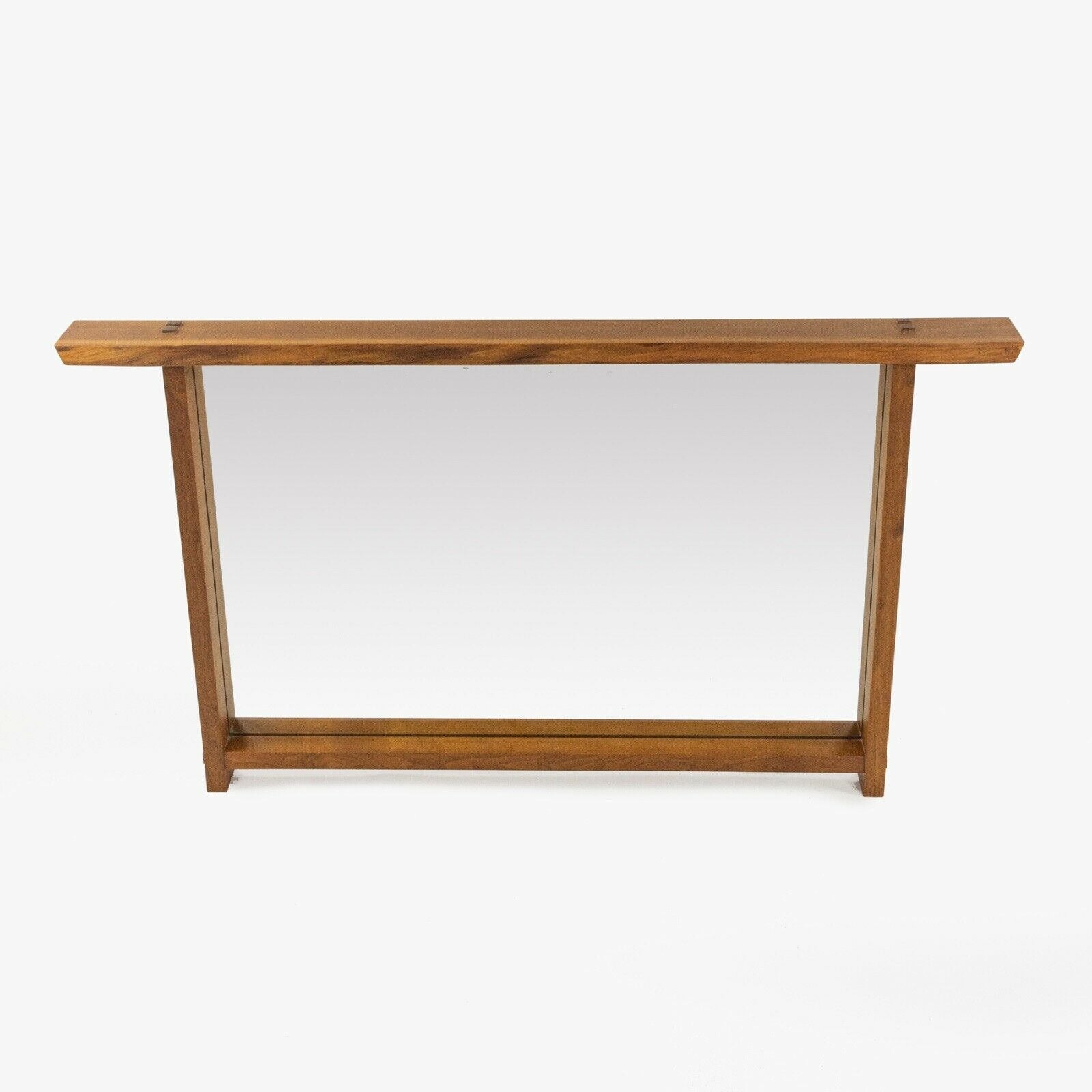 SOLD 1993 Mira Nakashima George Nakashima Studios Hanging Black Walnut Wall Mirror