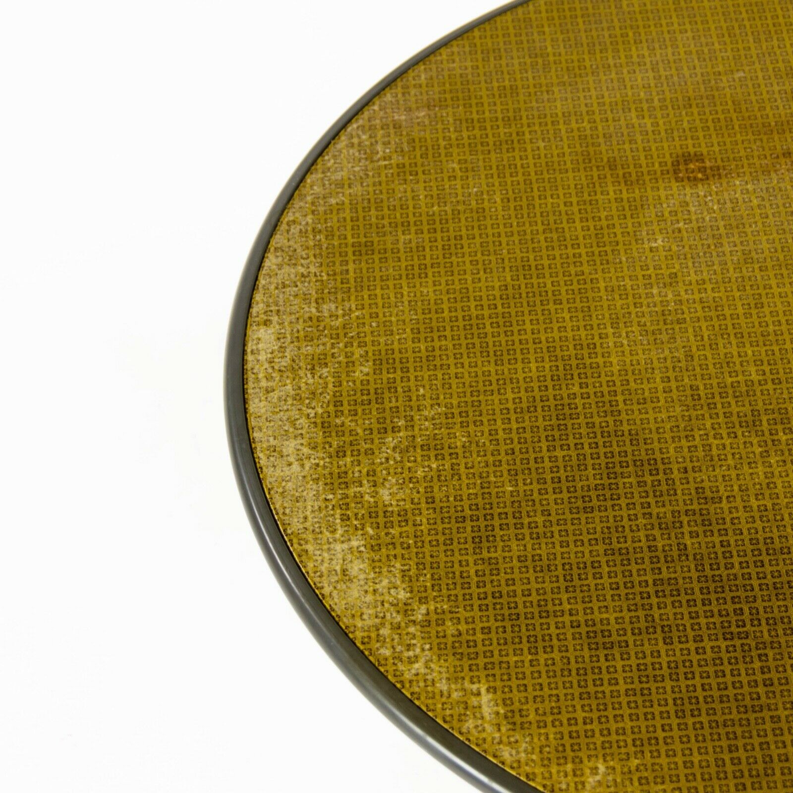 1967 Rare Alexander Girard / Ray Eames / Charles Eames Coffee Table with Gold Laminate Top