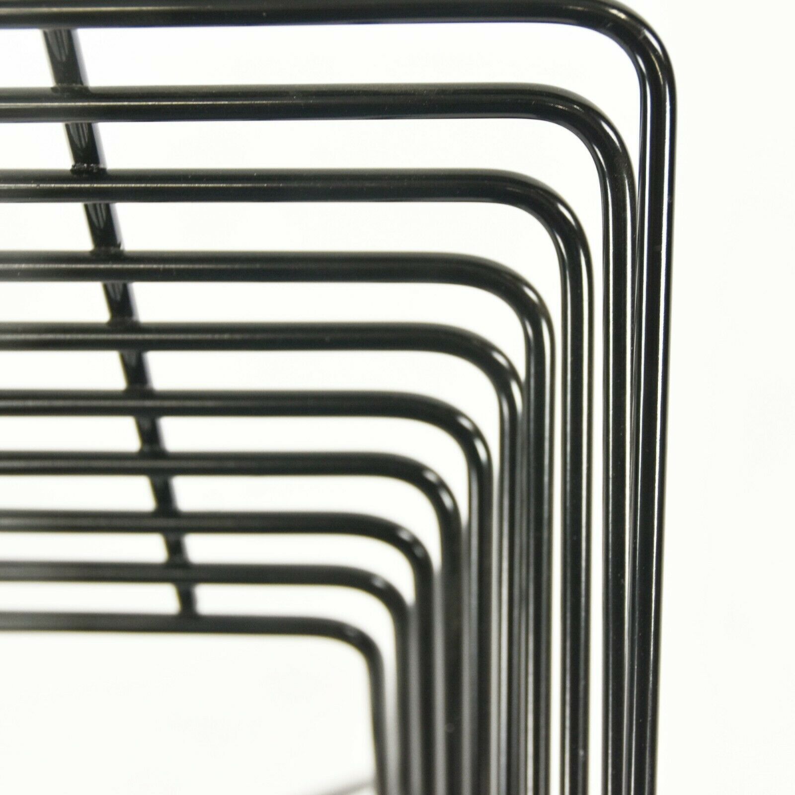 1980s Bruce Hannah and Andre' Grasso for Falcon Diagonal Dining Chair w/ Black Frames 12x