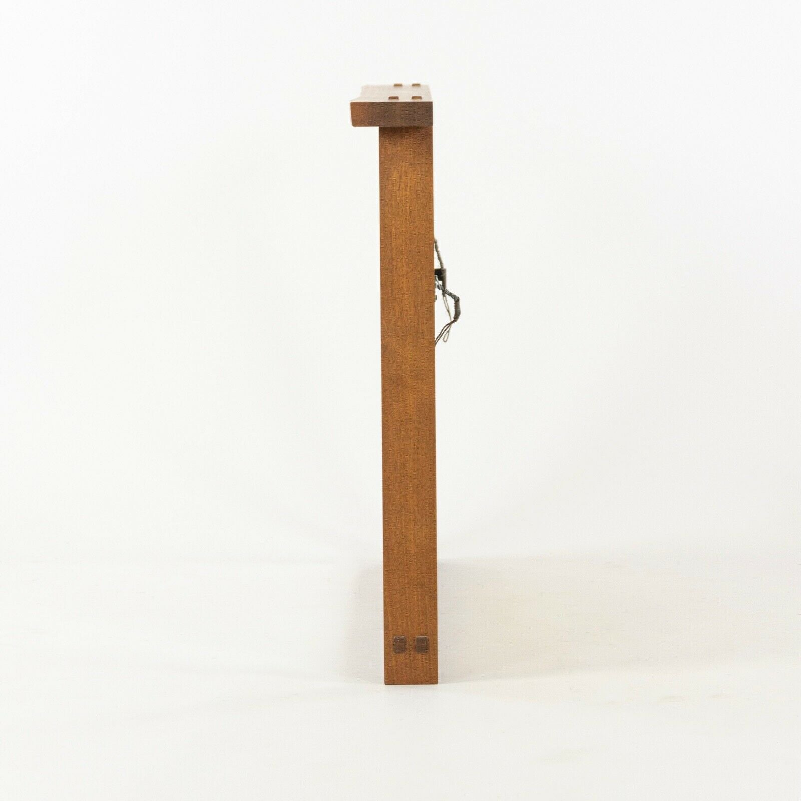 SOLD 1993 Mira Nakashima George Nakashima Studios Hanging Black Walnut Wall Mirror