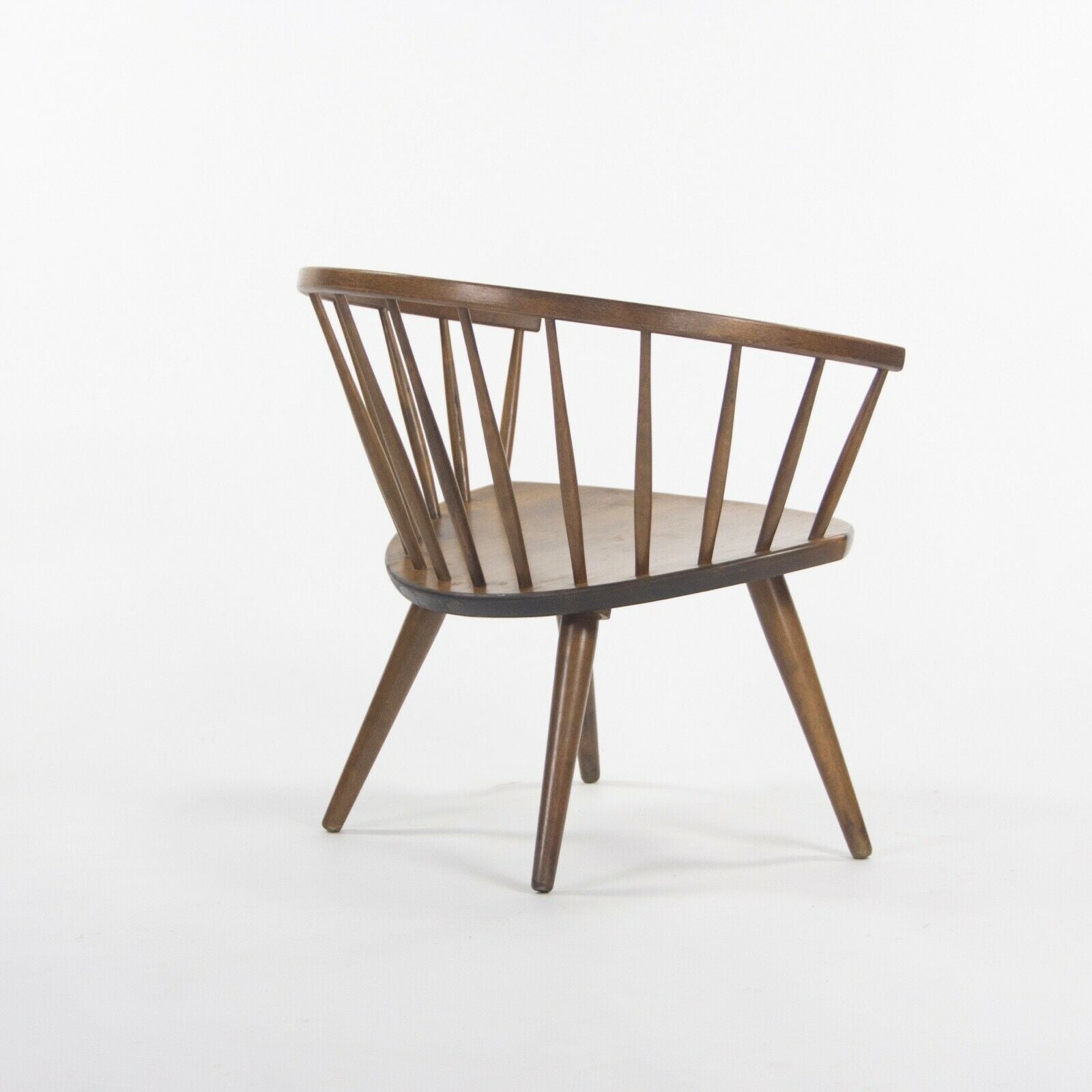 Round Chair By Yngve Ekstrom Arka Vintage Maple Armchair, Made In Sweden