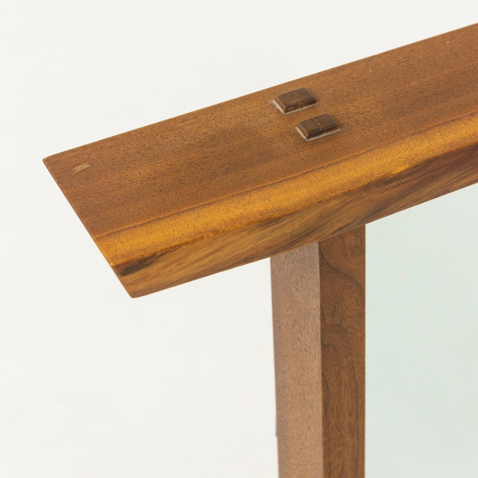 SOLD 1993 Mira Nakashima George Nakashima Studios Hanging Black Walnut Wall Mirror