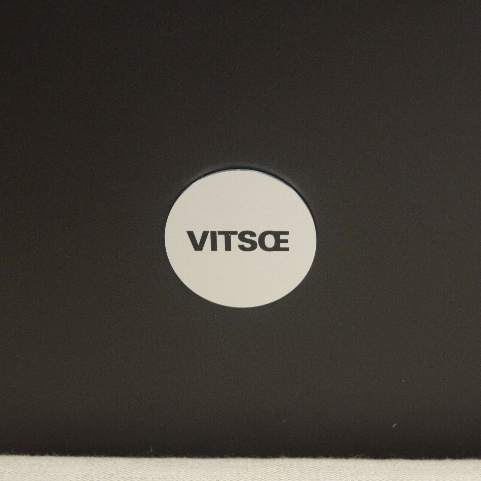 1980s Vintage Dieter Rams for Vitsoe 620 Red Leather and Black Two Seat Settee Sofa