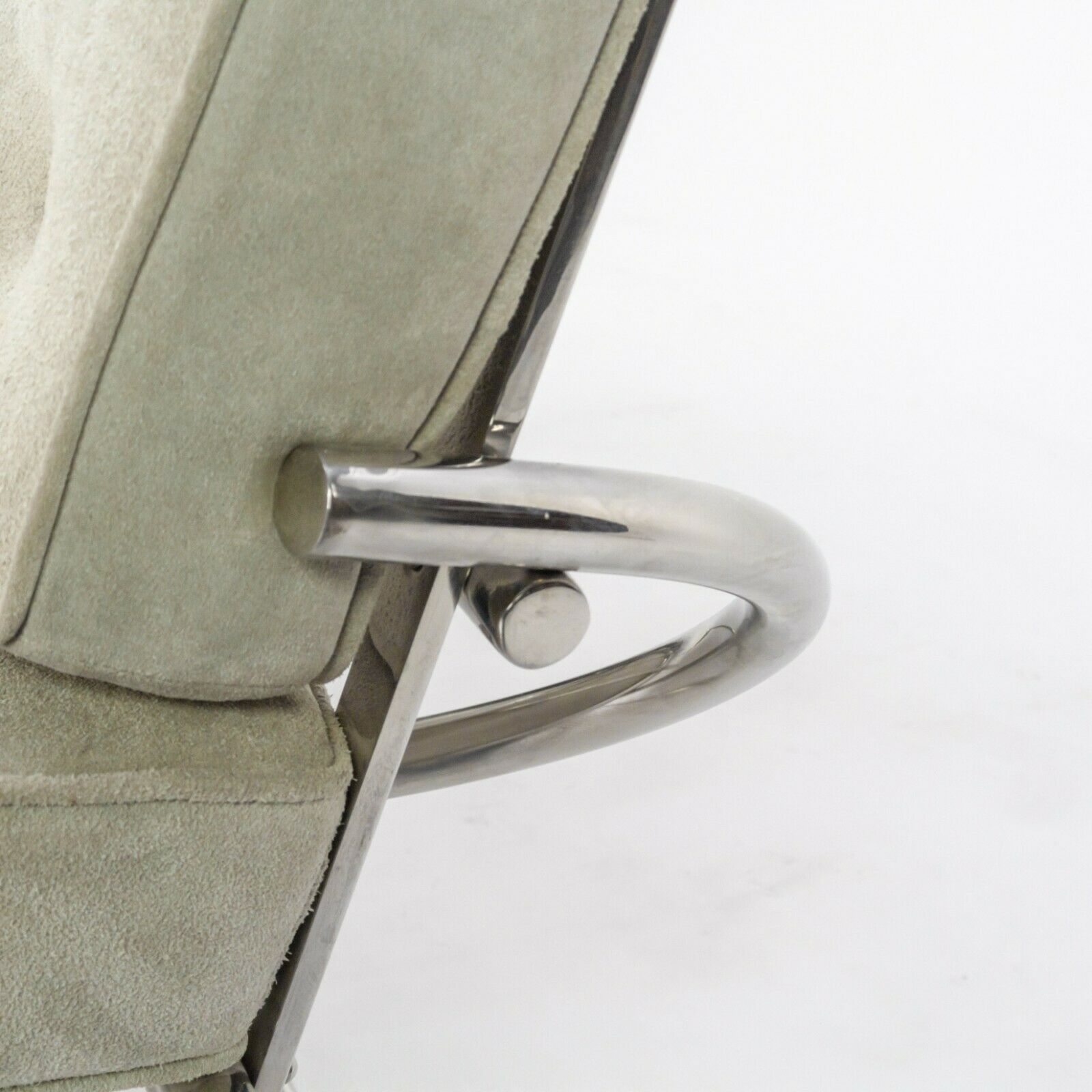 1980s Marcel Breuer for Tecta Gray Suede F40 Settee / Sofa Made in Germany