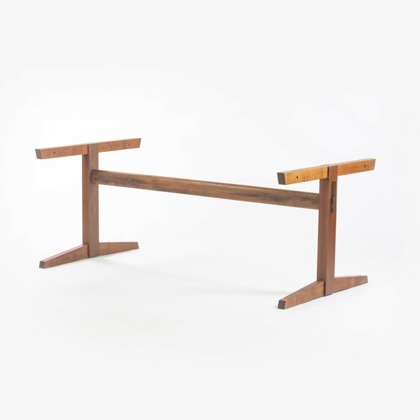 Mira Nakashima 96 x 46 inch Trestle Dining Table in Myrtle Burl