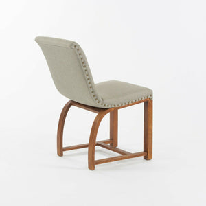 1930s Set of Gilbert Rohde Dining Chairs for Heywood Wakefield New Knoll Fabric