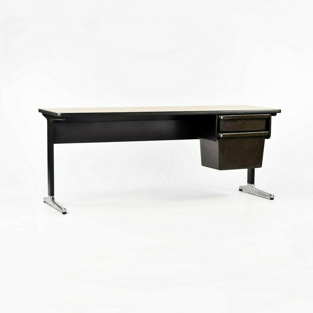 1970s 6ft George Nelson & Robert Probst Herman Miller Action Office Desk with Drawers