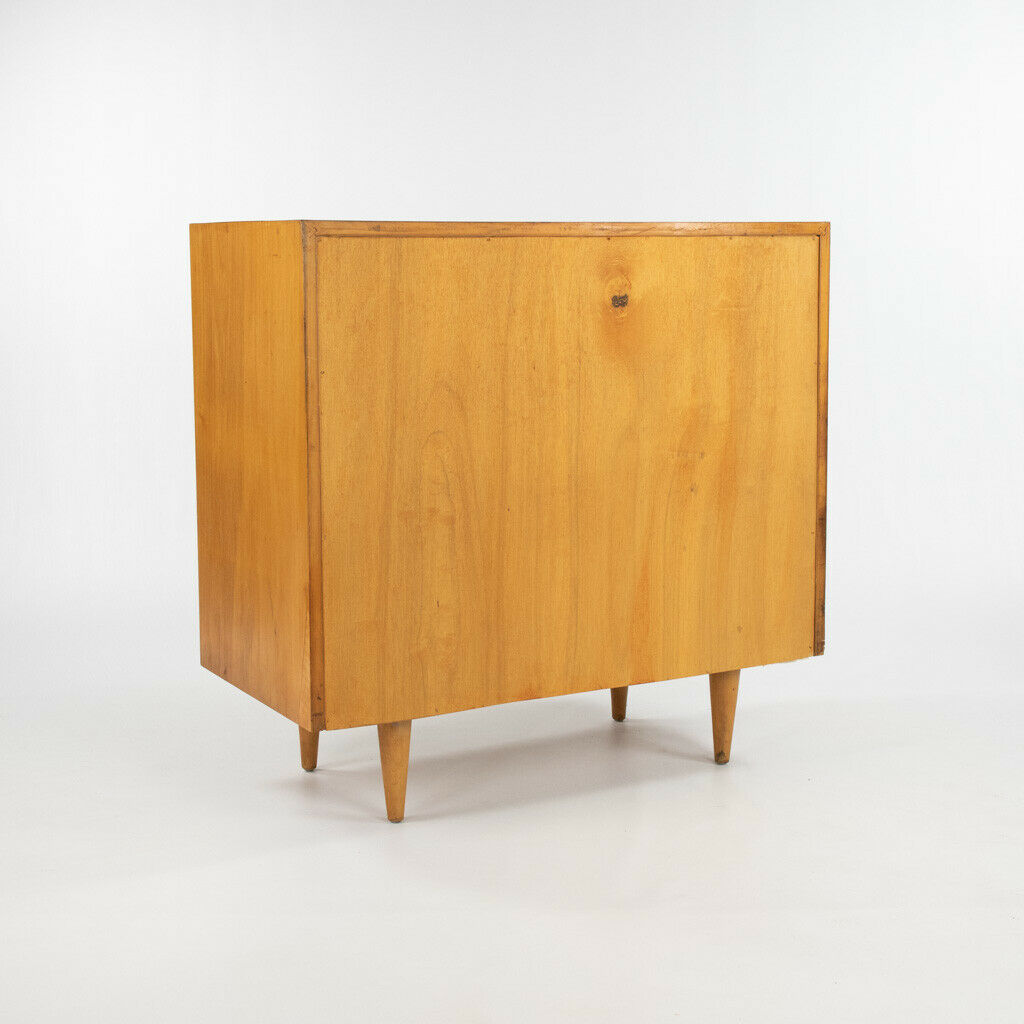 1948 Pair of Florence Knoll Associates No. 126 Louvered Dressers / Chests / Cabinets in Maple