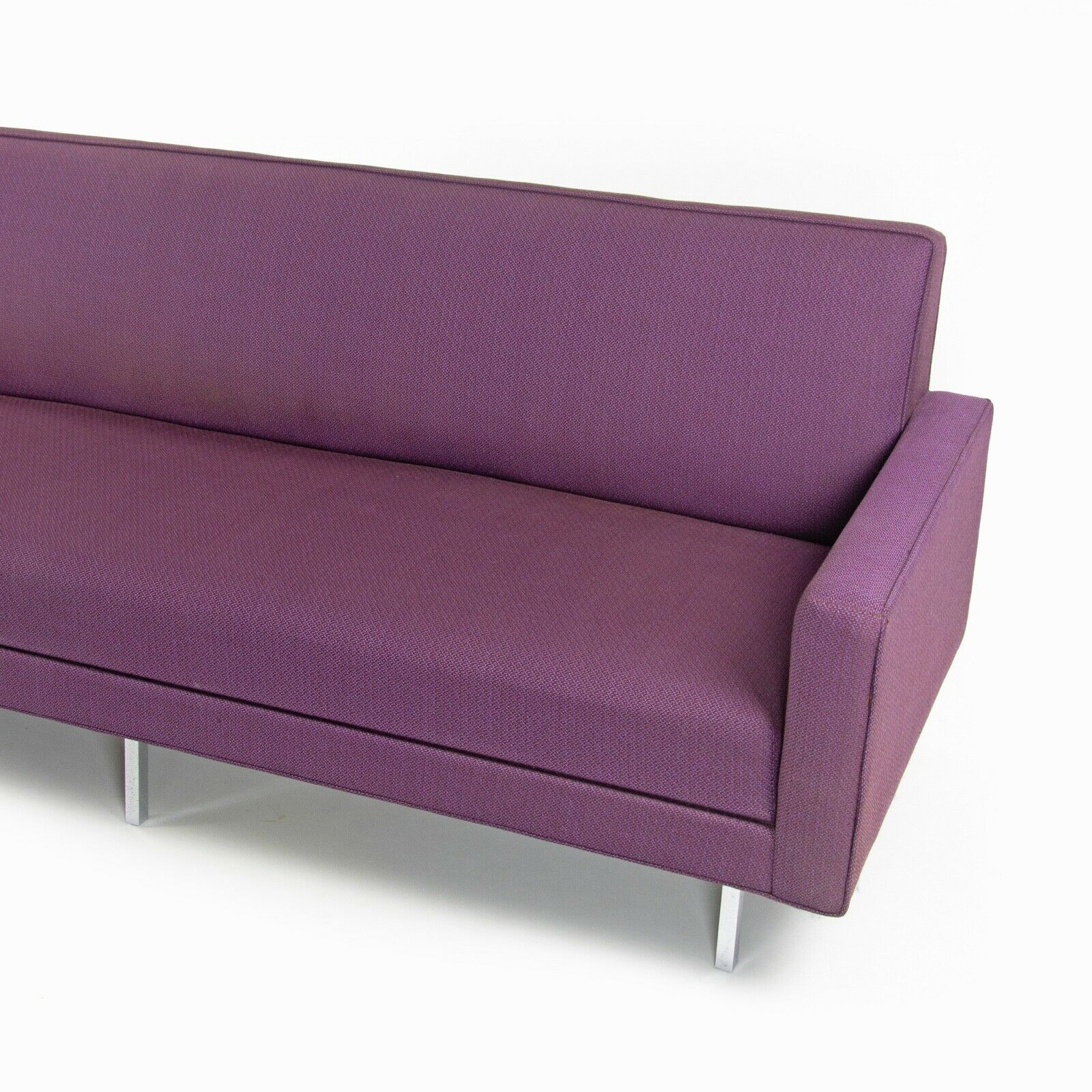 1950s Florence Knoll Associates Three Seat Sofa Redone by East Penn Upholstery