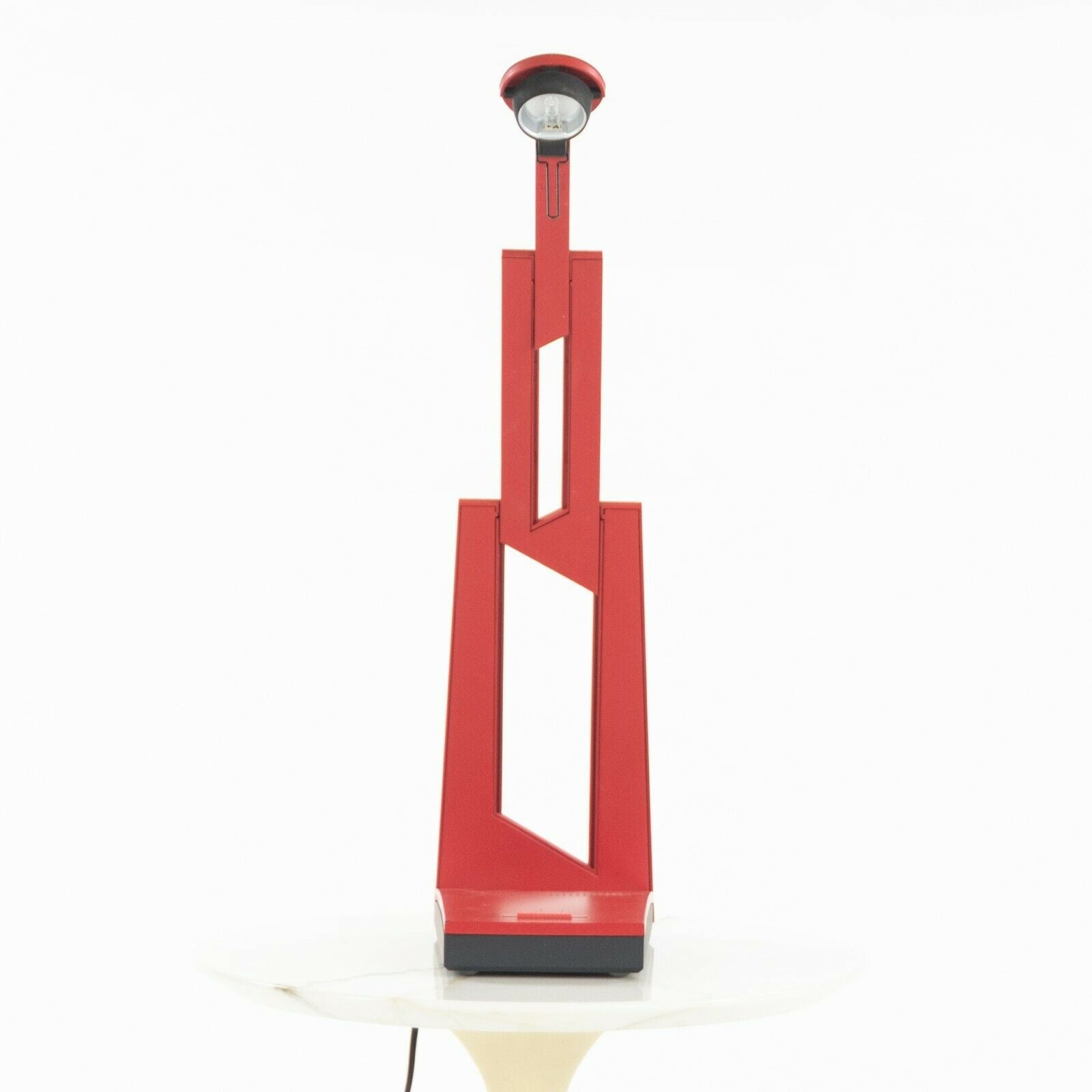 1980s Ferdinand Porsche PAF Design for Italia Luce Jazz Desk Lamp in Red 2x Available