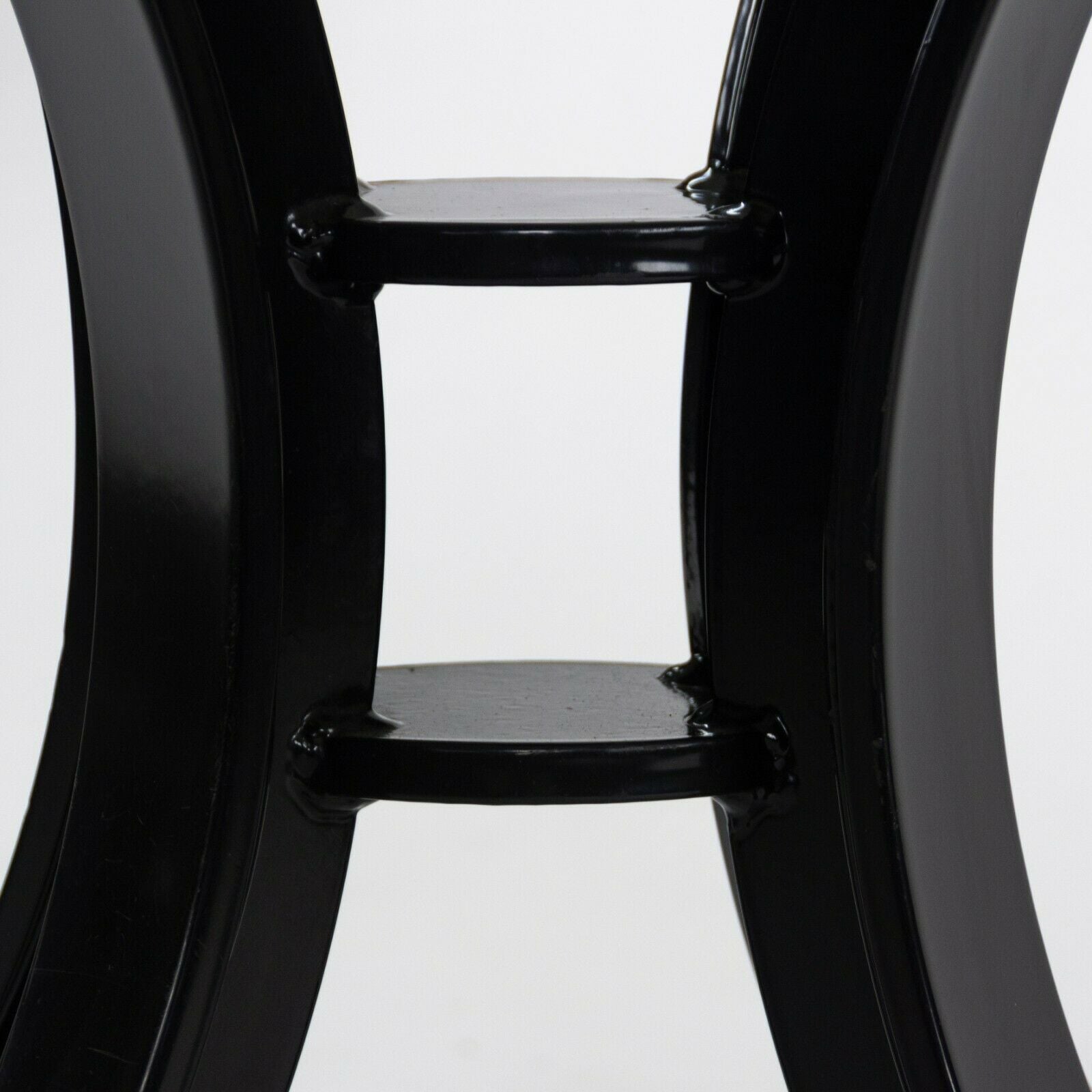 1970s Osvaldo Borsani Dining Table for Stow Davis with Glass Top and Steel Base