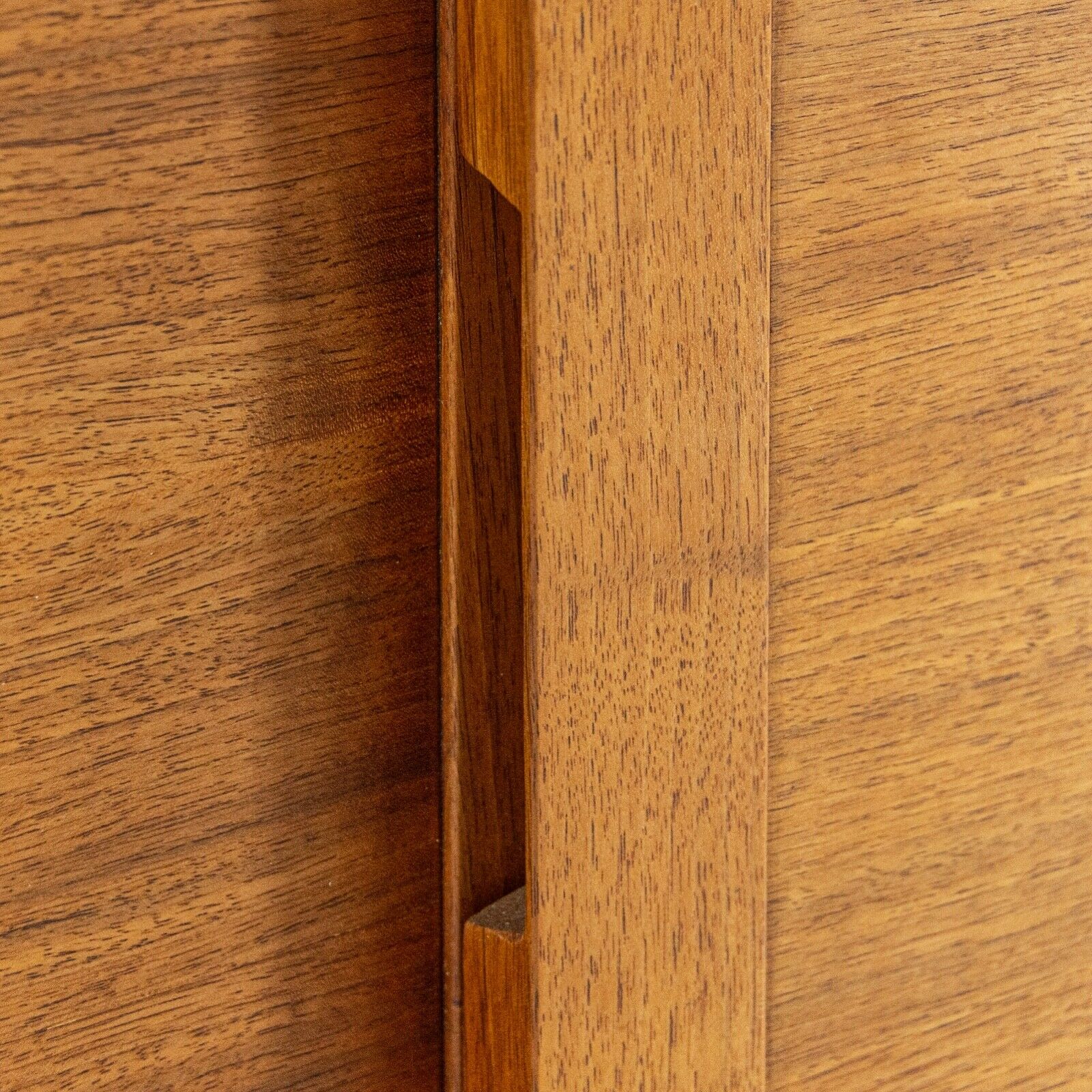 1954 George Nakashima Studio Triple Sliding Door Cabinet Credenza Black Walnut