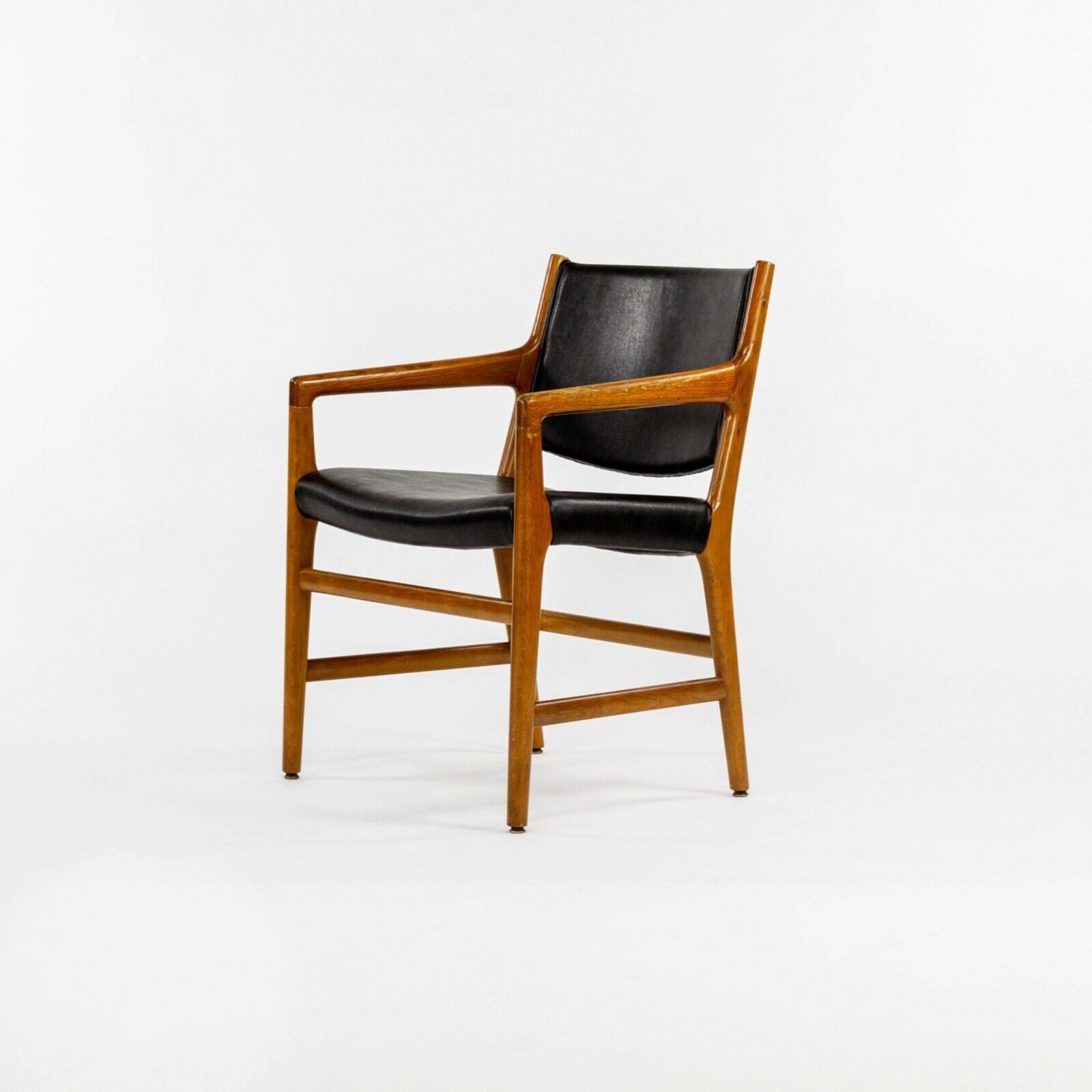 1965 Hans Wegner Johannes Hansen JH 507 Oak Dining Chairs from Harvard 12x Available