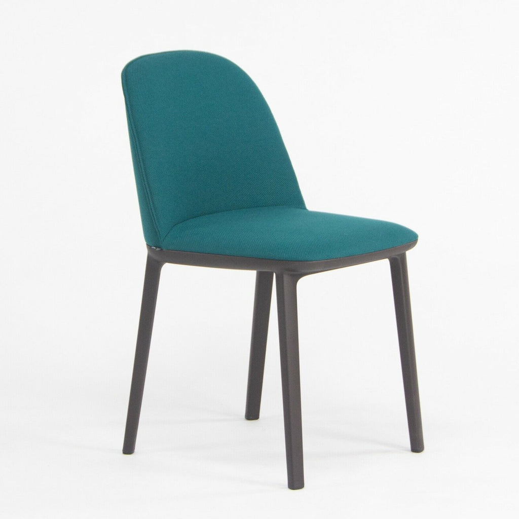 2019 Vitra Softshell Side Chair w/ Teal Blue Fabric by Ronan & Erwan Bouroullec