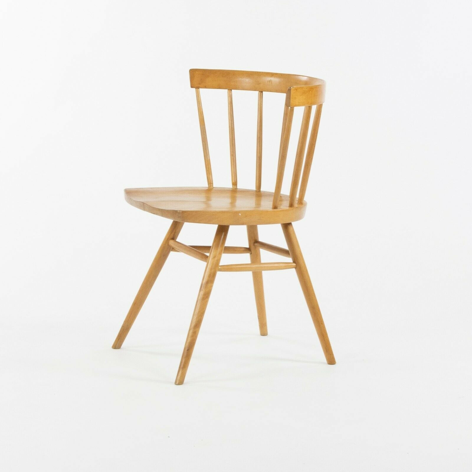 1947 George Nakashima for Knoll N19 Straight Chair in Natural Birch