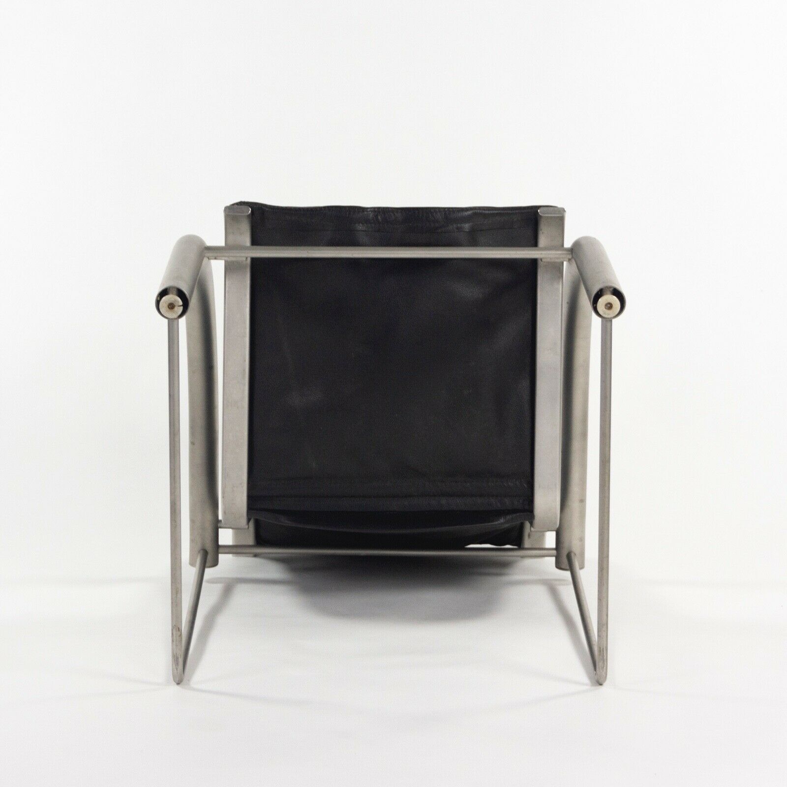 Prototype Richard Schultz 2002 Collection Stainless & Leather Dining Chair