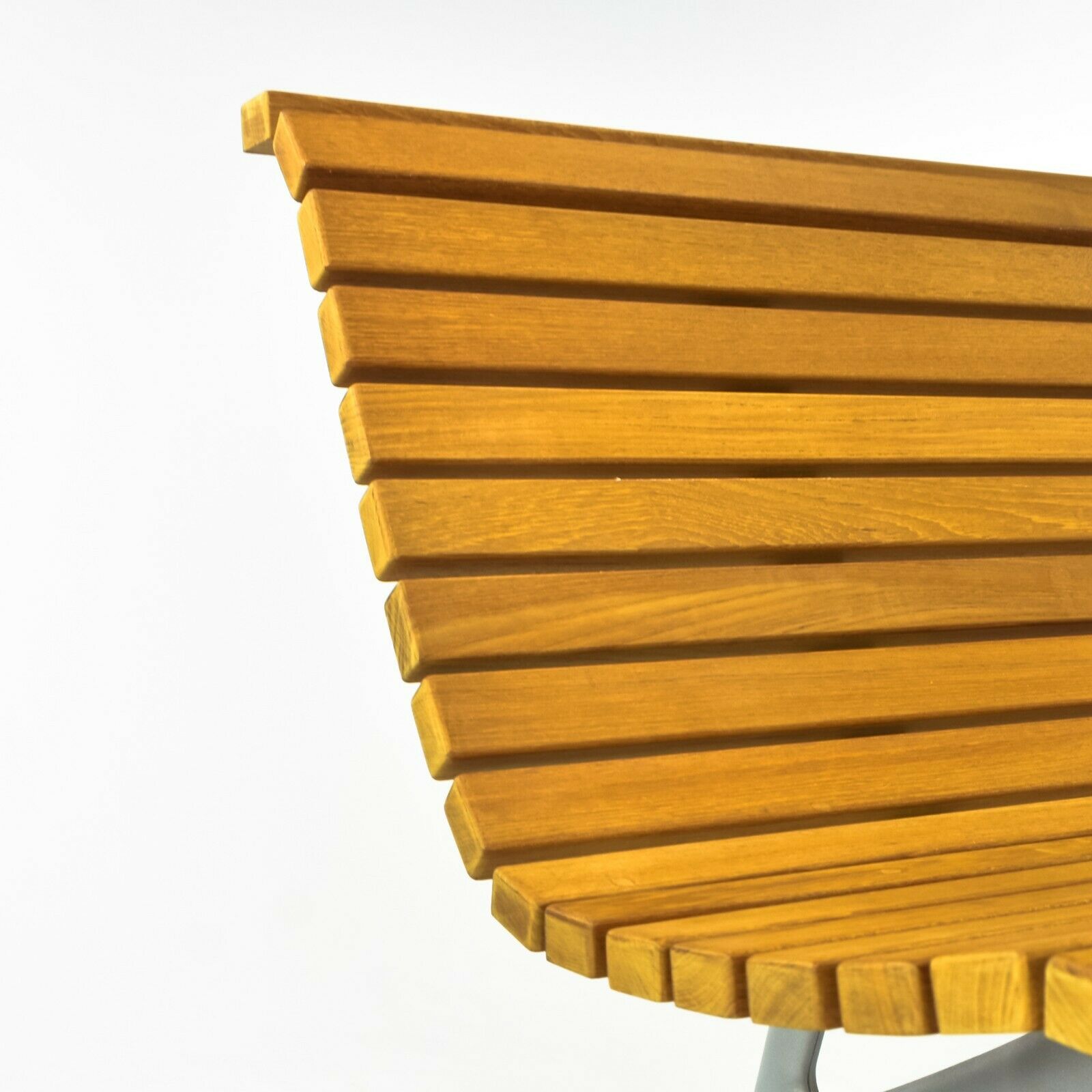 2010s Alias Teak Outdoor Three Seat Bench / Settee in Cast Aluminum by Alberto Meda