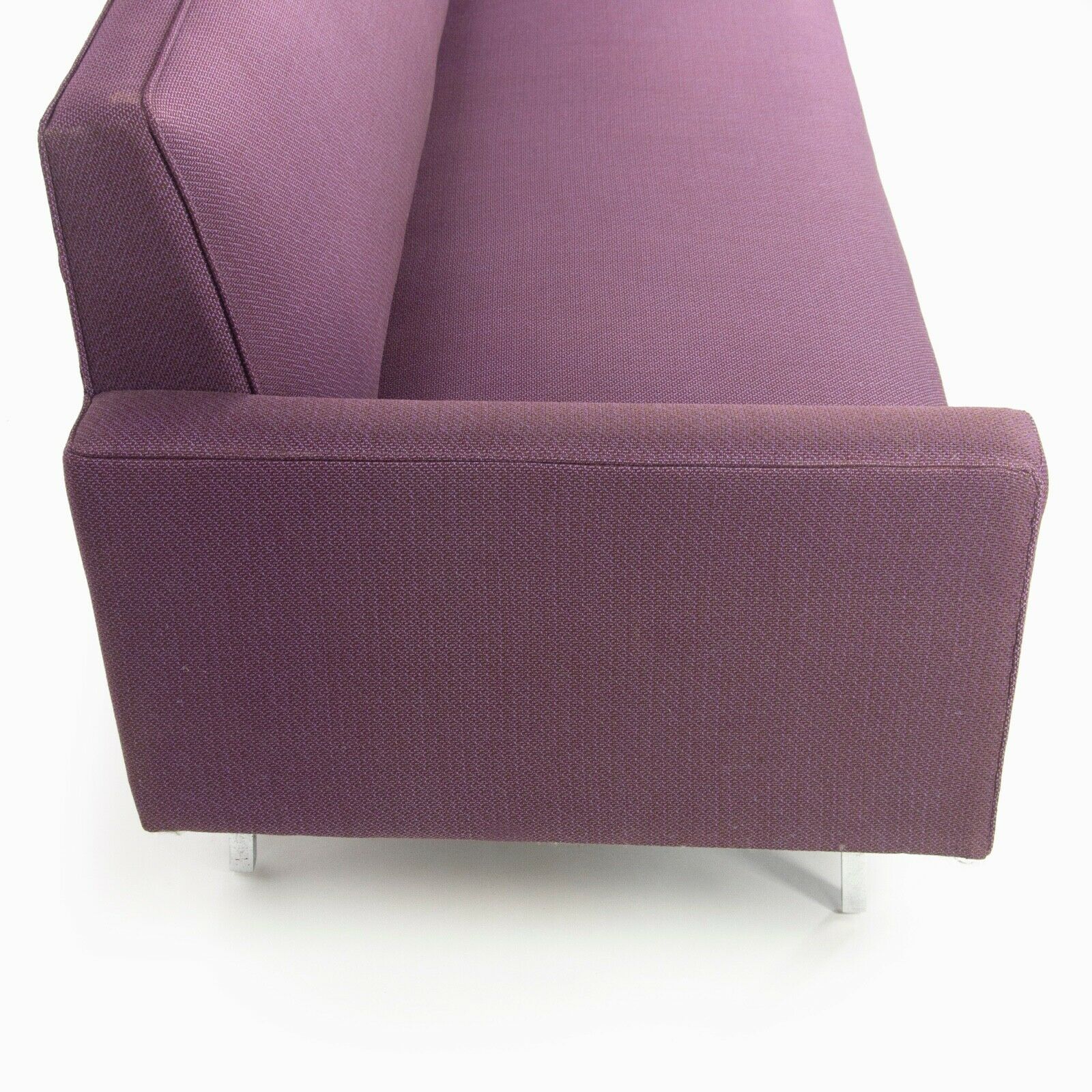 1950s Florence Knoll Associates Three Seat Sofa Redone by East Penn Upholstery