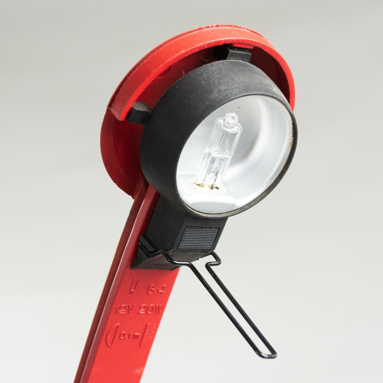 1980s Ferdinand Porsche PAF Design for Italia Luce Jazz Desk Lamp in Red 2x Available