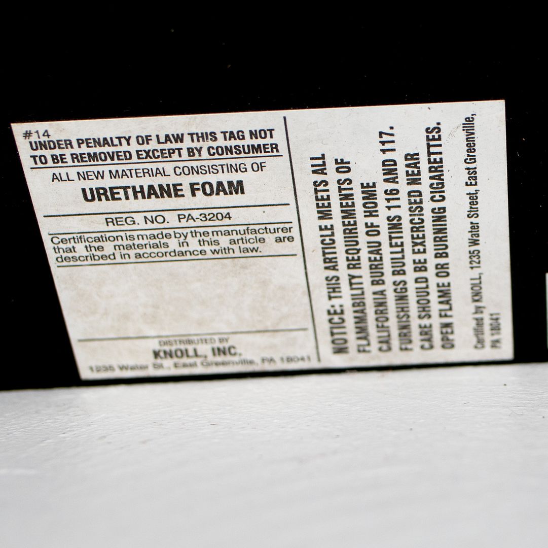 2021 Washington Prism Lounge and Ottoman by David Adjaye for Knoll in Gloss Black